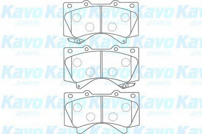 KAVO PARTS bp9121 -  Комплект тормозных колодок, дисковый тормоз